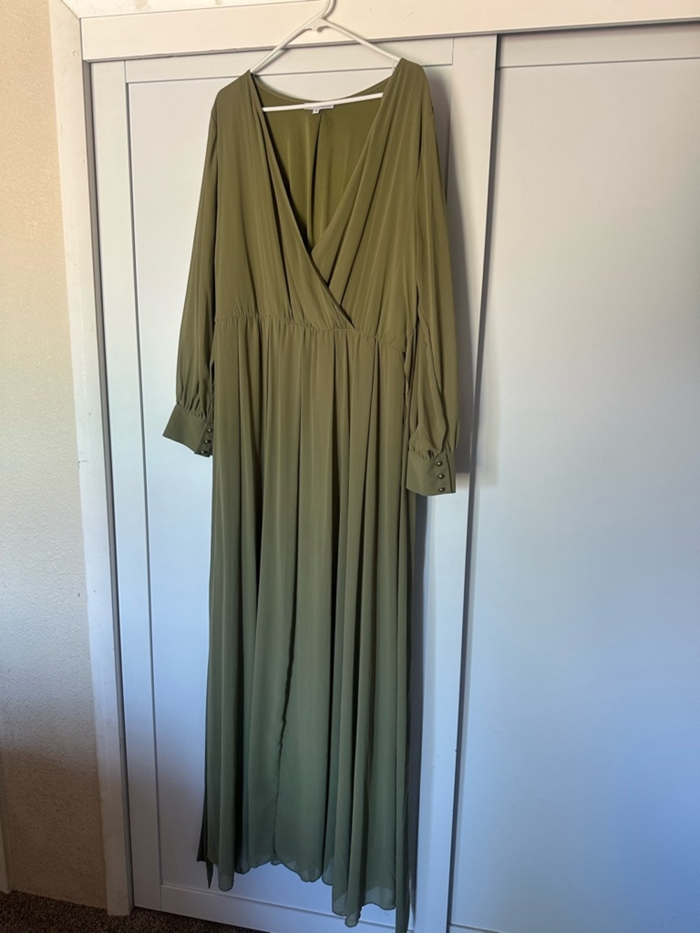 Baltic Born Olive Green Maxi Dress